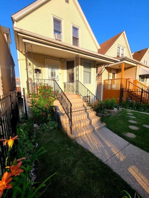 Hermosa House Eco-Home - Peaceful Quiet 3Br, Free Parking, Solar Powered, By Logan Square Chicago Kültér fotó
